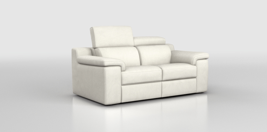 Bertellini - 2 seater sofa with 2 electric recliners